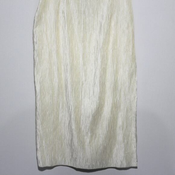 Meshki Theia Plisse Maxi Dress in Ivory Size XL NWT - Picture 10 of 14